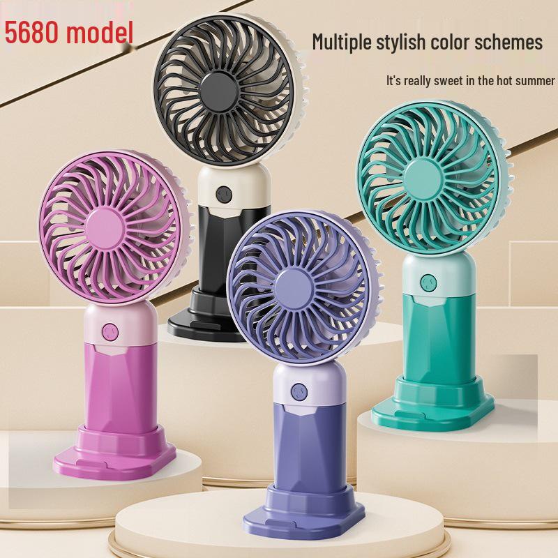 Compact USB Rechargeable Handheld Fan - Perfect for Office, Dorm, or Travel USB Rechargeable / Three-speed Adjustment