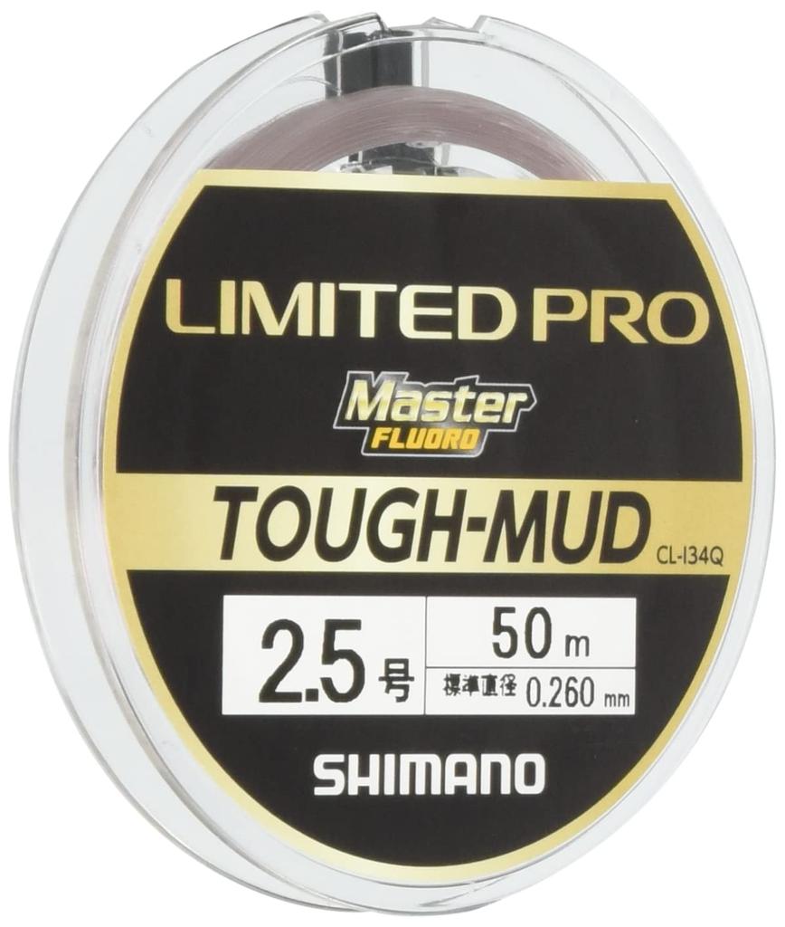 Shimano Limited Pro Master Fluoro Mud Gray Fishing Line Tough-Mud 50m, 4.0,