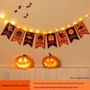 Luminous Halloween Party Pumpkin Bunting Decoration for Mall and Store Events