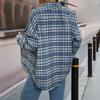 The New Autumn Checkered Thin Shirt Jacket Is A Loose, Casual and Versatile Cardigan for Women