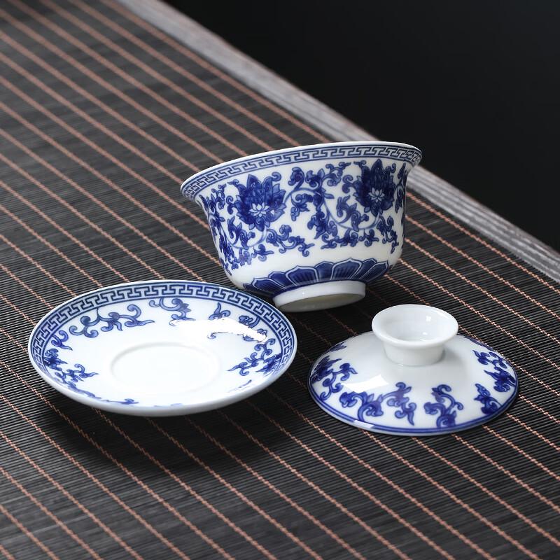 MULTIPOTENT Chinese Blue & White Porcelain Tea Gift Set