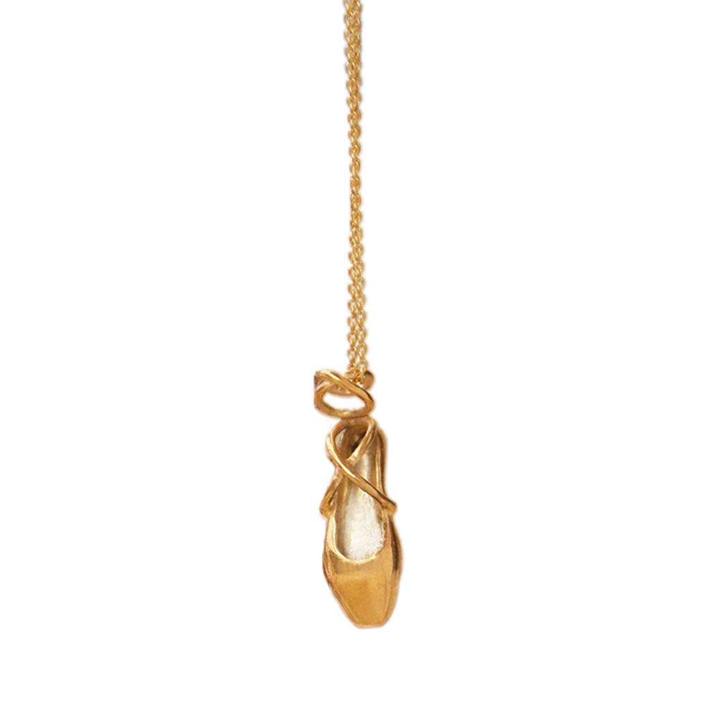 Delicate Ballet Shoe Necklace Charm Necklace Adjustable Chain Necklace Fashionable Neck Jewelry Suitable for Daily Party