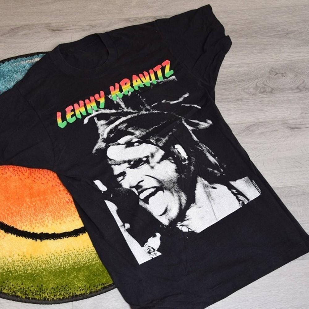 Новая рождественская подарочная футболка Ленни Кравица 90-х Унисекс S-5XL Футболка DO345 Унисекс Футболка XXL