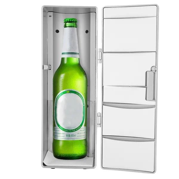 Small Fridge Freezer, Cooler and Warmer Mini Fridge Freezer, USB Refrigerator USB Frideg or Office for Home