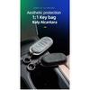 Alcantara Suede Car Key Case Cover Protector for Bmw Mini Countryman Cooper One 23 -24 Remote Accessories Holder Shell Keychain