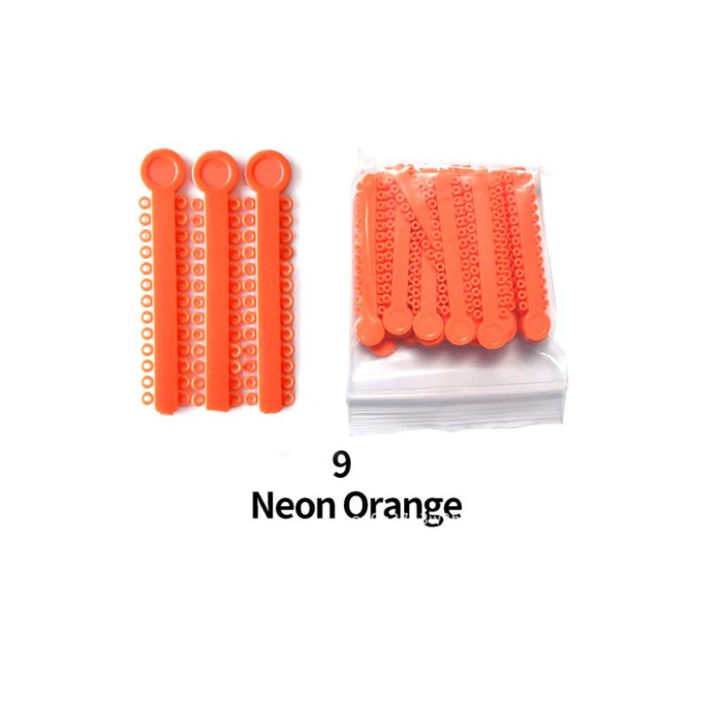 1040 Uds/40 Varillas De Ligadura Elástica De Ortodoncia Dental Bandas Coloridas Anillos Elásticos De Látex Para Soportes Herrami