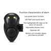 Fishing Biting Alarm Sensitive Electronic Fishing Alarm Indicator LED-Sounds Alerts On Fishing Rod for Daytime-Night Fishing