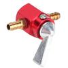 6mm CNC Aluminum Inline Gas Fuel Tap Petcock Switch For PIT PRO Quad Dirt Bike ATV (Red)