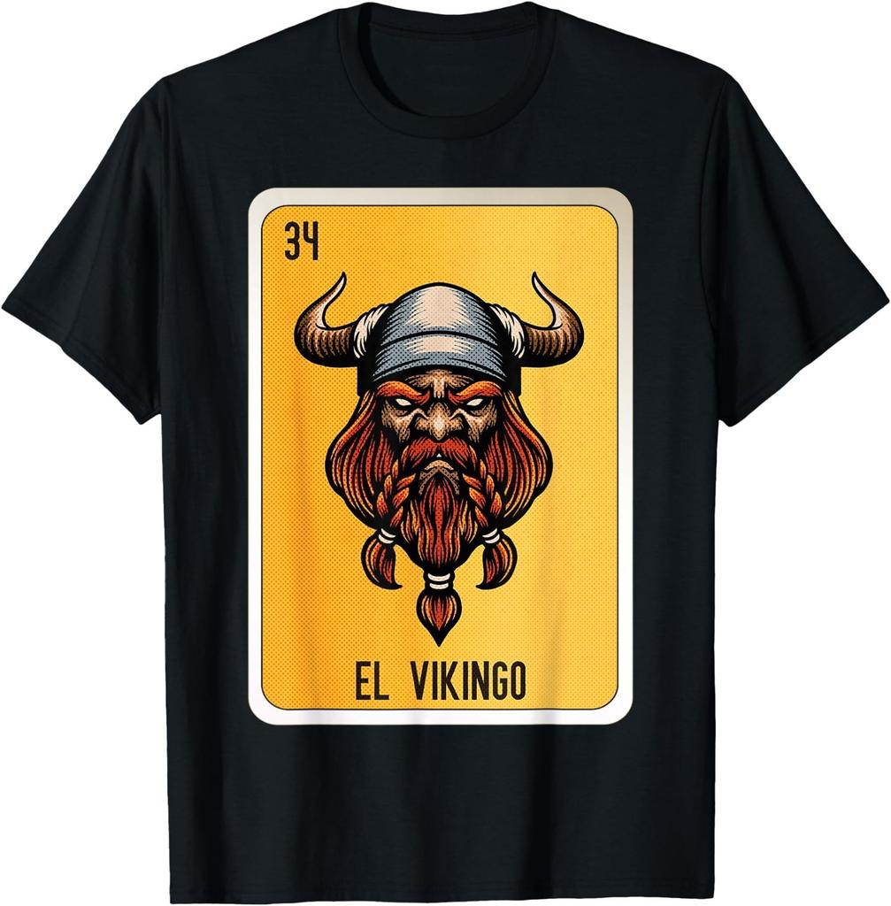 El Vikingo Mexican Slang Chicano Bingo Cards T-Shirt