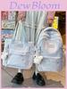 Schulrucksack im Sternen-Design für Mädchen aus Nylonmaterial mit Fach für einen 10-Zoll-Laptop