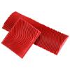 2Pcs Wood Graining Rubber Wall Brush Painting Tools Texture Pattern Scumble Tool Red