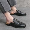 Italian Brand Men's Business Loafers High-end Men's Flat Casual Shoes Banquet Lightweight Comfortable Breathable Dress Shoes