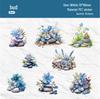 RetroStory Grit: Budding Lotus Letter Series Sticker Pack - 16 Sheets, 6 Styles for Journal Decoration.