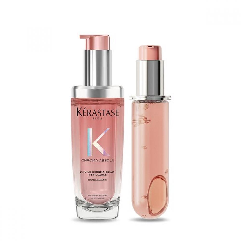 K Rastase Chroma Absolu Hair Oil Set 75ml + Refill 75ml Single option