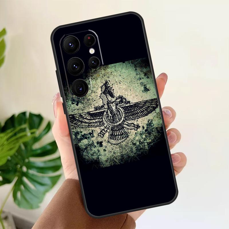 

Ancient Persian Ahura Mazda Soft Case For Samsung Galaxy S25 S21 S22 S23 S24 Ultra S9 S10 Plus S20 FE S24 FE Phone Cover Galaxy S22