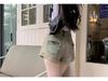 Spicy Girl High-Waisted A-Line Denim Shorts - Summer 2024 Retro Slimming Hot Pants for Women