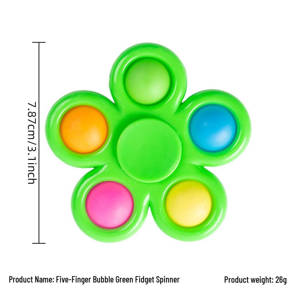 Fidget Spinner Bubble Pop Stress Relief Toy