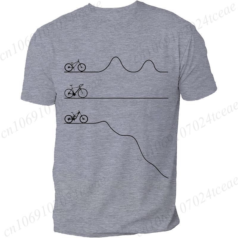 Funny Mountain Bike Road Downhill Graphic T Shirts Women Men New Short Sleeve Bicycle Cycling Biking Gift Harajuku T-shirt Tops