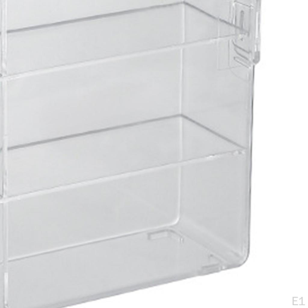 1/32 Wheels Toy Car Display Case Miniatures Stand Dustproof Multipurpose Storage Box for