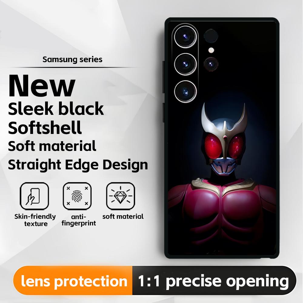 

Kamen Rider Phone Case For Samsung Galaxy S26 S25 S24 S23 S22 S21 Plus Ultra Note20 Soft Black Galaxy S21 FE 5G