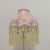 Lampshade with Fringe Tassels Tasseled Lace Retro