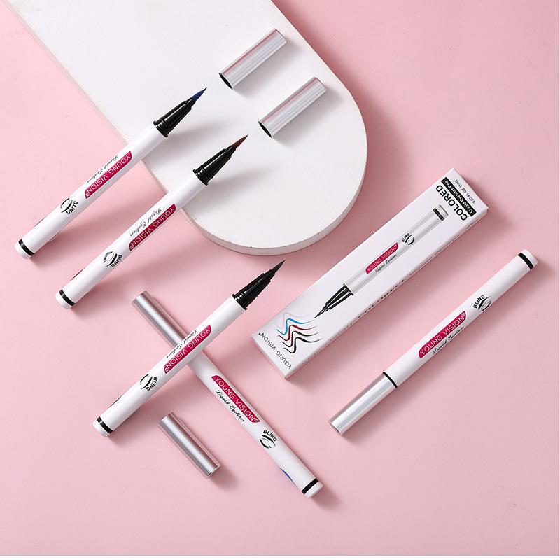 YOUNG VISION 5 Colour Set Square Water Smudge-proof Sponge Tip Eyeliner One Shot Eyeliner