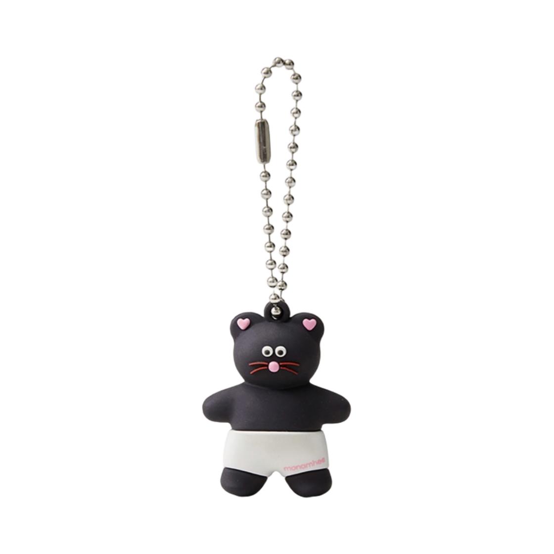 Monamhee Beulpingi Figure Keyring Black ONE SIZE