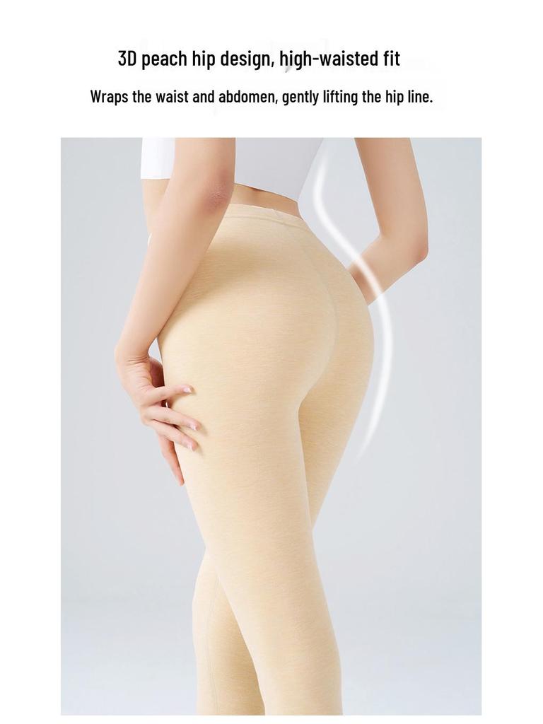 Pantaloni Termici da Donna con Fodera in Lana e Seta per l'Inverno
