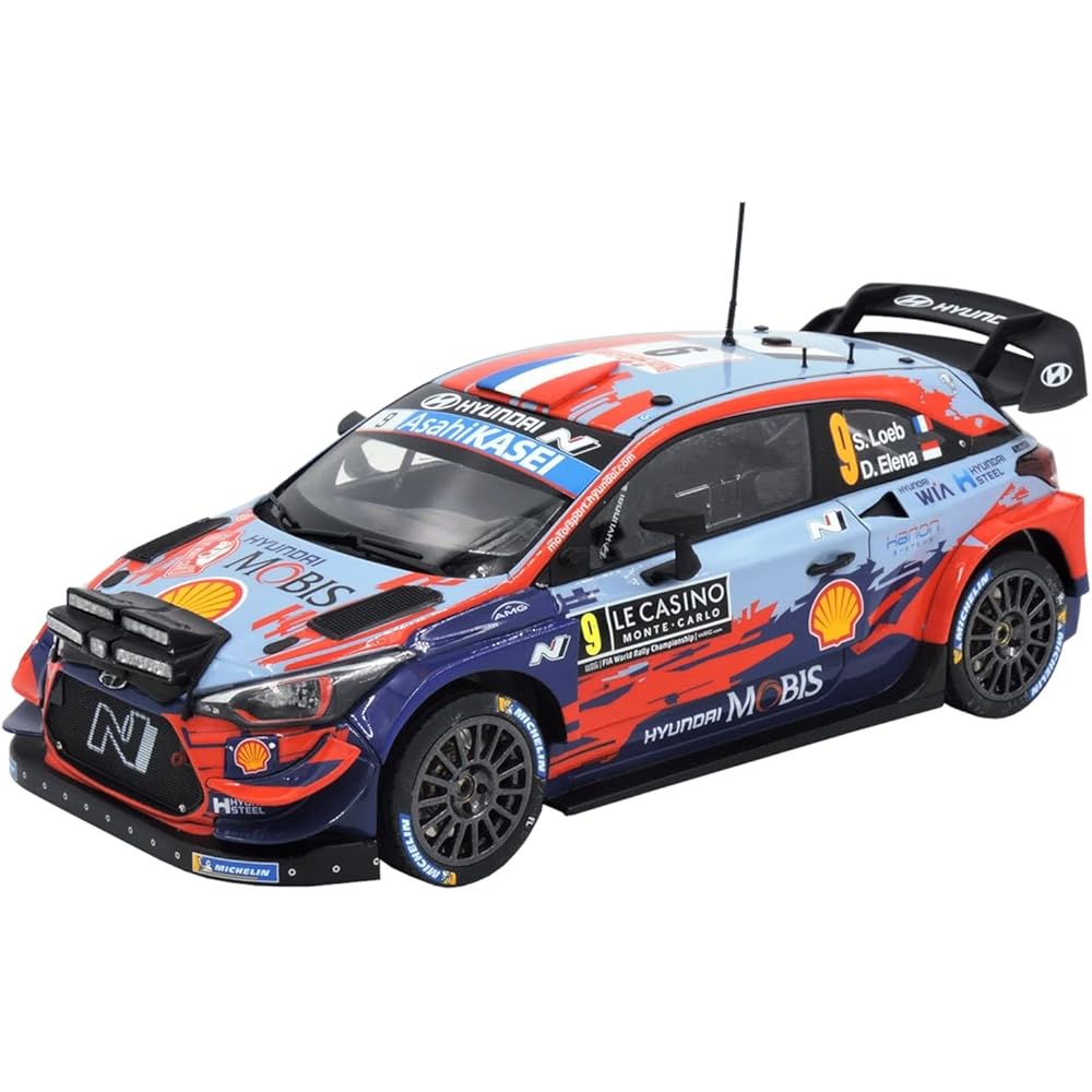 Platz Belkits 1/24 Scale Hyundai i20 Coupe WRC 2020 Monte Carlo Rally Winner Plastic Model Kit BEL021