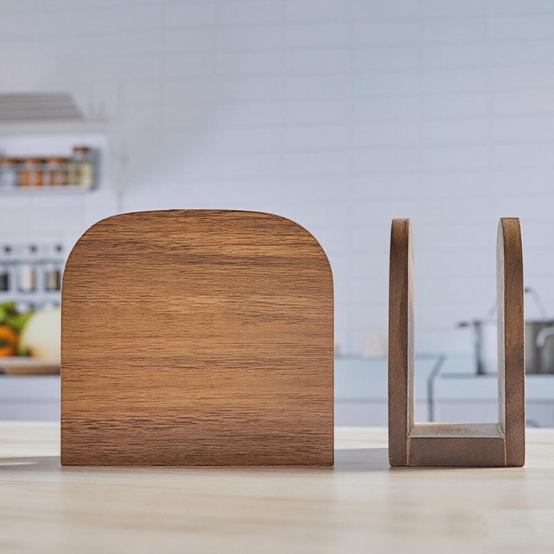 Elegant Acacias Wood Napkin Stand For Restaurant Cafe And Home Use Handcrafted Paper Towel Holder