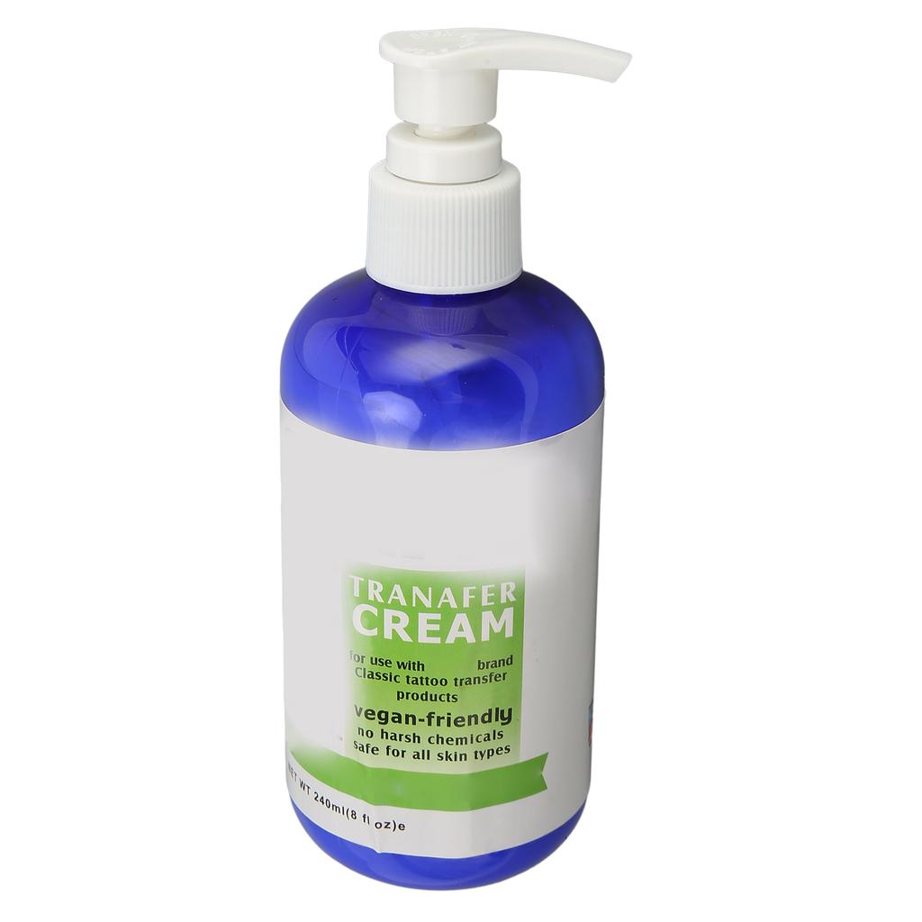 240ml Tattoo Transfer Print Cream Clear Patterns Safe Gentle Lasting Tattoo Transfer Ointment Tattoo Stencil Gel