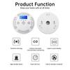 Portable Carbon Monoxide Detector Tuya WiFi Smart Carbon Monoxide Alarm Suitable for homes, offices, etc.