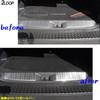 2LOOP Luggage Scuff Plate Protector Cover for Toyota Land Cruiser 250 TRJ250W GDJ250W Black (3-Piece Set) (R6.4~), ZX/VX,