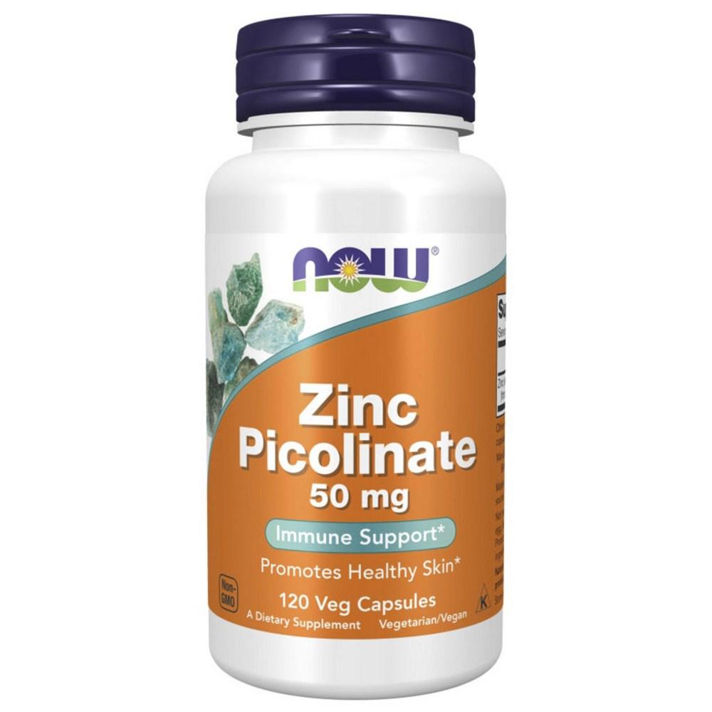 Now Foods Zinc Picolinate 50mg Veg Capsules 1 pcs 120 Tablets