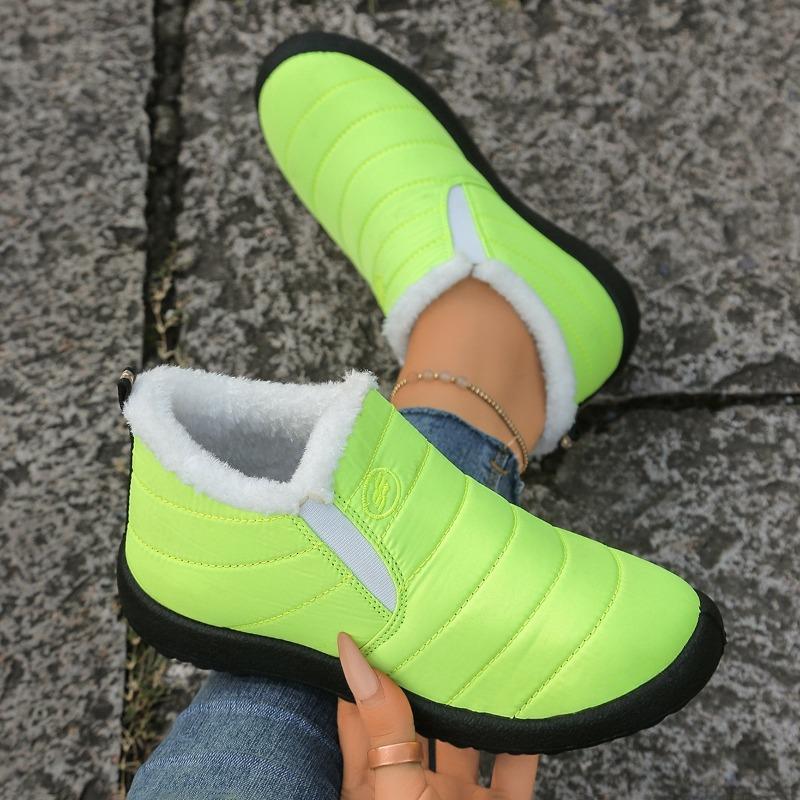 Women's Plus Size Old Beijing Snow Boots – Thickly Padded & Fleece-Lined, Warm Casual Cotton Winter Boots