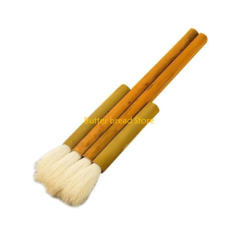 W89C Hake Brush 3/4/5/6/7 Tubes Sheep Hair Painting Brush for Pottery Ceramic