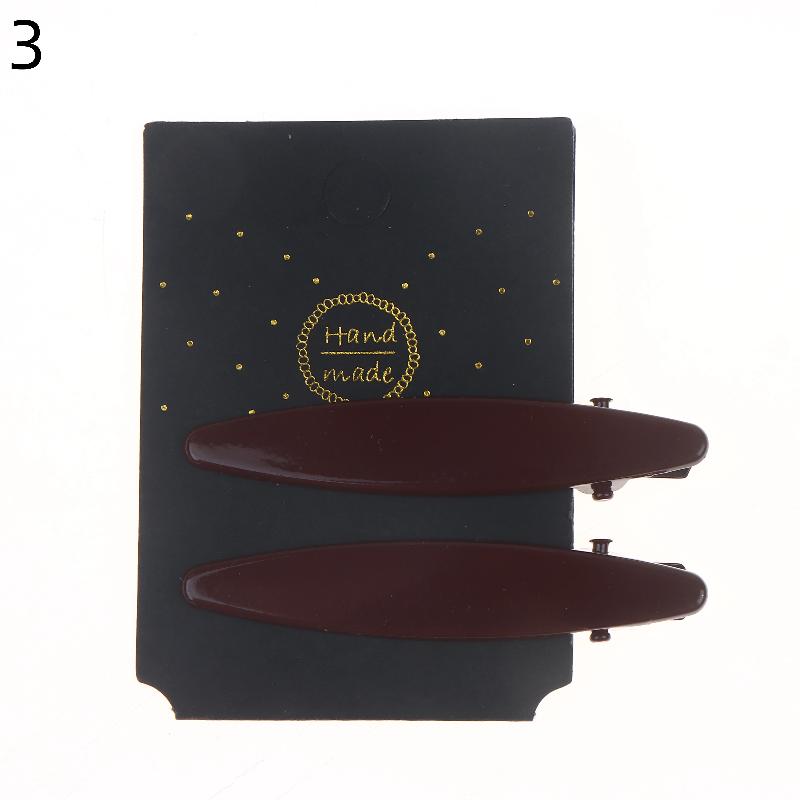 1Pairs New Year Festival Atmosphere Head Clip Wine Red Bow Bang Clip Duckbill Clip Sweet Retro High Quality Hair Accessories