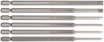 TRUSCO Long Hex Bit Set THBL-6S