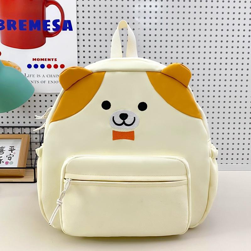 Japanese Cartoon Bear Backpack Casual Versatile Contrasting Doll Schoolbag Large Capacity Soft Girl Simple Travel Backpack