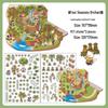 Infeel.Me 2.5D Scenery Stickers - 6th Edition Student Miniature Decoration Stickers
