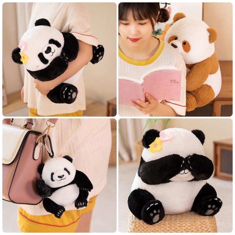 Cute And Realistic Panda Plush Toy With Pp Cotton Filling Perfect Birthday Gift For Kids