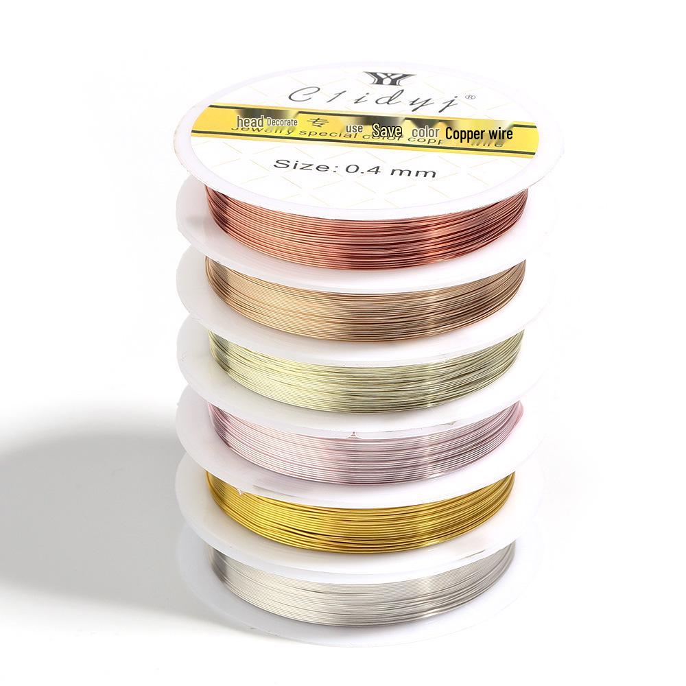 Color-Preserving Anti-Oxidation Copper Jewelry Wire for Handcrafted Beading and Accessories