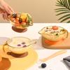 COOKSS Baby Food Bowl, Newborn Grinding Bowl, Feeding Water to Babies, Rice Powder And Porridge Eating Utensils, Bowl And Spoon Set with Lid