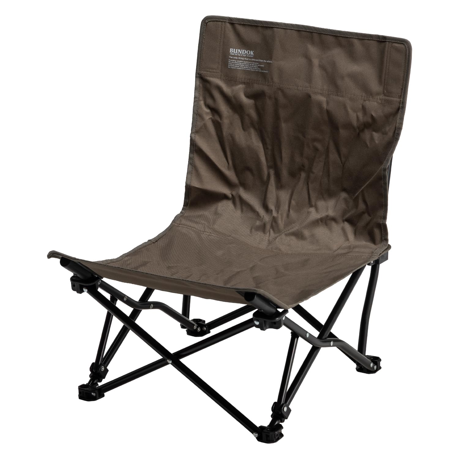 

BUNDOK Low Ideal for Outdoor and Watching Sports Chair, Large, Olive, BD-101OL, Folding, Compact, Leisure, Activities, Fishing,