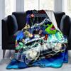 1pc, The Real Ghostbusters Ecto-1 Car Blanket, Perfect for Home Decor, Couch Cover, Outdoor Use, Travel, Camping, Car Blanket, Beach Towel, Office Nap
