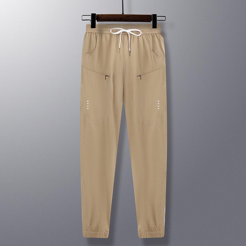 

LULU Мужские ветрозащитные быстросохнущие эластичные тренировочные брюки для фитнеса и бега 2XL хаки