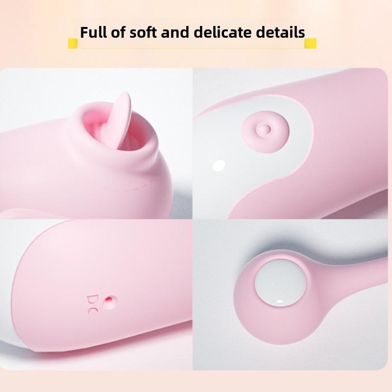 Masturbator Curious Ten-speed Vibration FM Tongue Licking Female Masturbator Adult Erotic Sexy Products