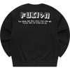 FILA FUSION Sweatshirts Men's Black Crew Neck Moderate Other T11M343204FBK