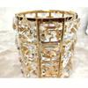 Metal Makeup Brush Storage Tube Eyebrow Pencil Makeup Organizer Bead Crystal Jewelry Storage Box