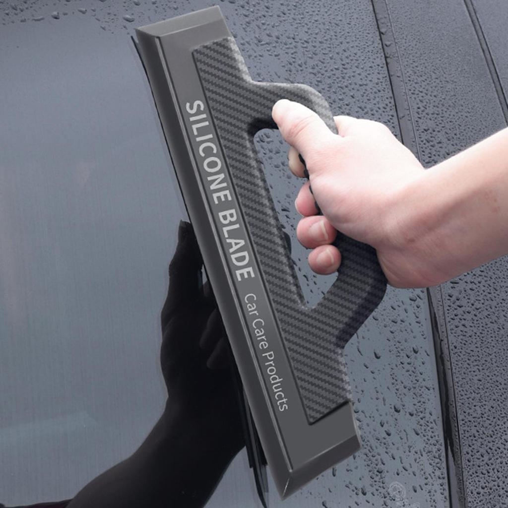 Car Squeegee Car Window Scraper Streak-proof Non-scratch Glass Cleaner Tool for Commercial Auto Detailing Boat RV Solar Panel
